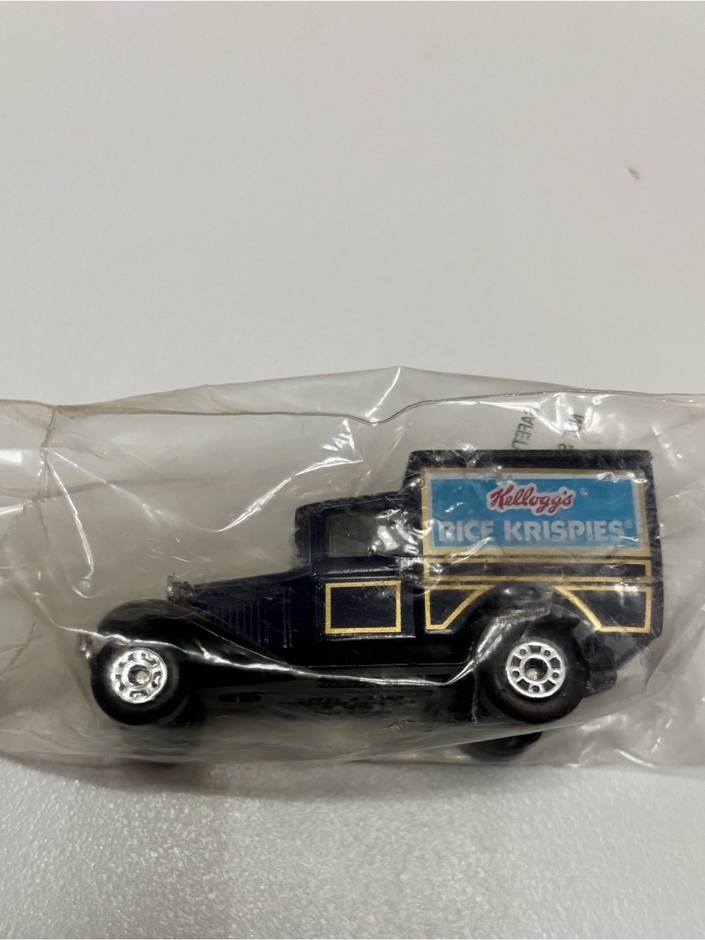 Kellogg's Rice Krispies Black & Blue Vintage Matchbox Delivery Truck 1979